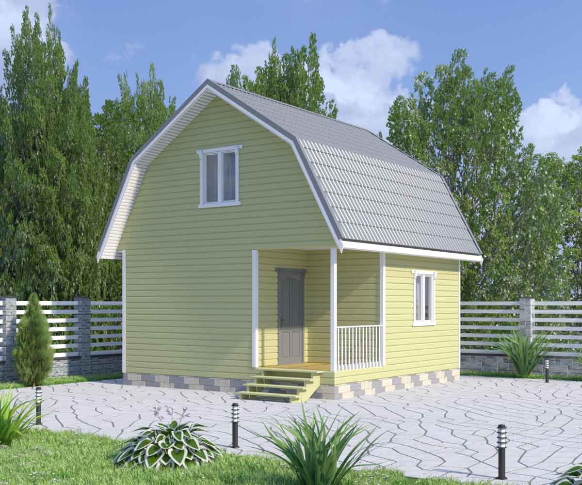 Каркасный дом 6х6